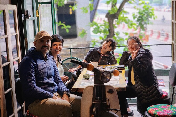 Hanoi Vespa Tours: Food + Culture + Fun on Army Vespa - Train Street With a Coffee Moment (Yes, It’s Part of the Plan)