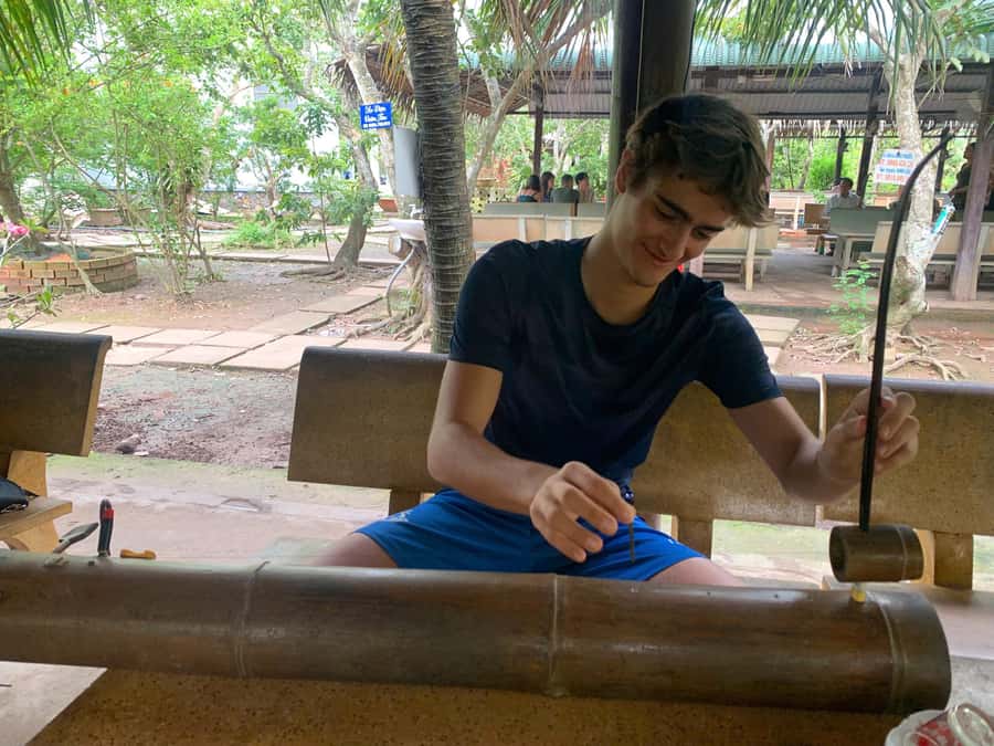 HCM: Authentic Mekong Delta - Boat, TukTuk, Khot Cake Making - Bánh Khọt Cooking Class: The Skill Part That Makes It Stick