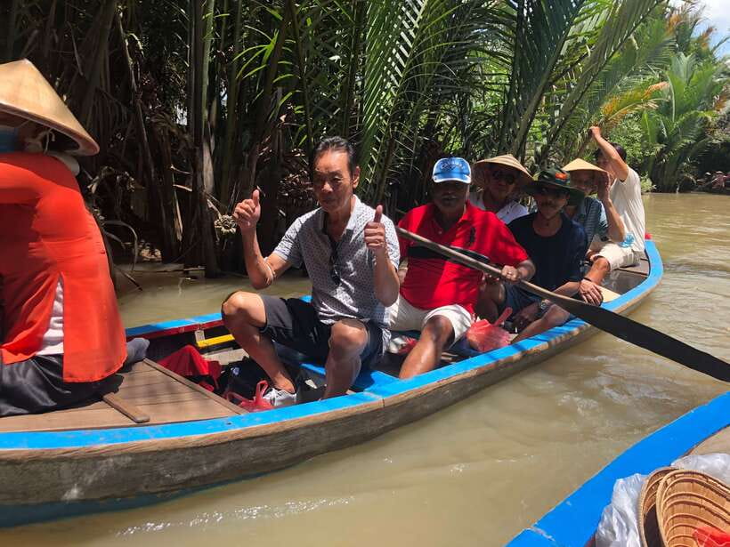 HCM: Mekong Delta Islands Boat & Tuk-Tuk Tour with Tastings - Vinh Trang Pagoda stop: a quick cultural reset