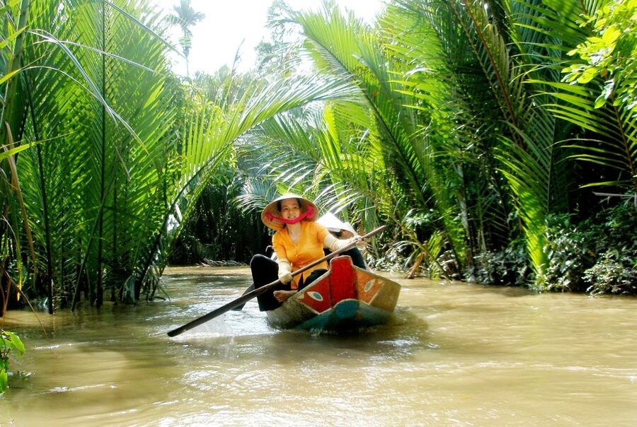 HCM: Mekong Delta, My Tho & Ben Tre Coconut Village - Ben Tre Coconut Village: Candy Making, Coconut Canals, and Cycling Through Gardens