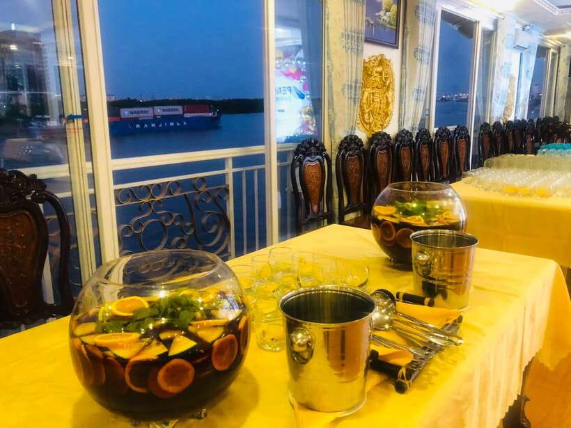 HCM: Saigon River Dinner Cruise - Boarding at Bach Dang harbor and settling in
