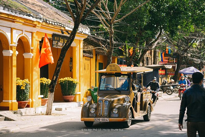 Heritage Adventure Private Tour by Electric Car - Cam Nam Island: the quick river-angle that frames the Old Town