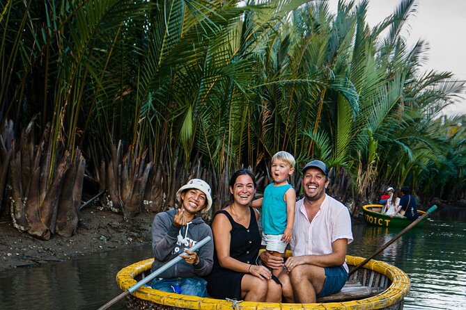 Hoi An Basket Boat Tour ( basket boat, visit water coconut forest, fishing crab) - The Best Part: Water coconut creeks and a real small-group vibe