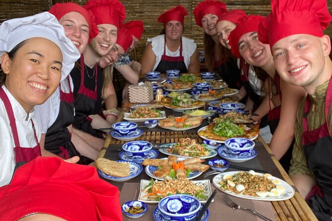 Hoi An Cooking Class(Local market,Basket Boat,Fishing & Cooking) - Getting to Bay Mau: timing, pickup, and lunch or dinner