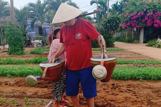 Hoi An Countryside Tour with Bamboo Basket Boat Rowing , Buffalo Ride, Farming - Food and drinks: plan for extra spending