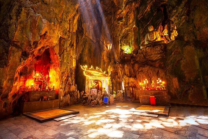 Hoi An/DaNang : Private Trip to Marble Mountain & Lady Buddha - My Son Sanctuary and Hai Van Pass: UNESCO vibes plus dramatic coast drives
