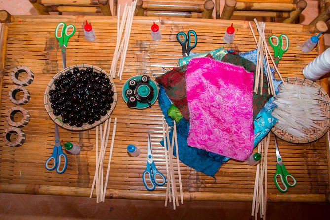 Hoi An Full Lantern Making Class- A special Foldable lantern - Choosing your lantern shape: lotus, diamond, sunrise, or sunset