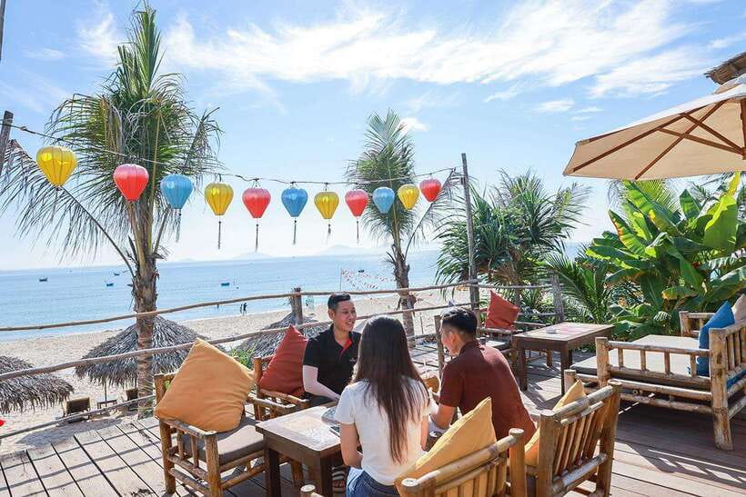 Hoi An: Half-day Electric Scooter Countryside Adventure - An Bang Beach lounge time at Soul Kitchen: the payoff for riding