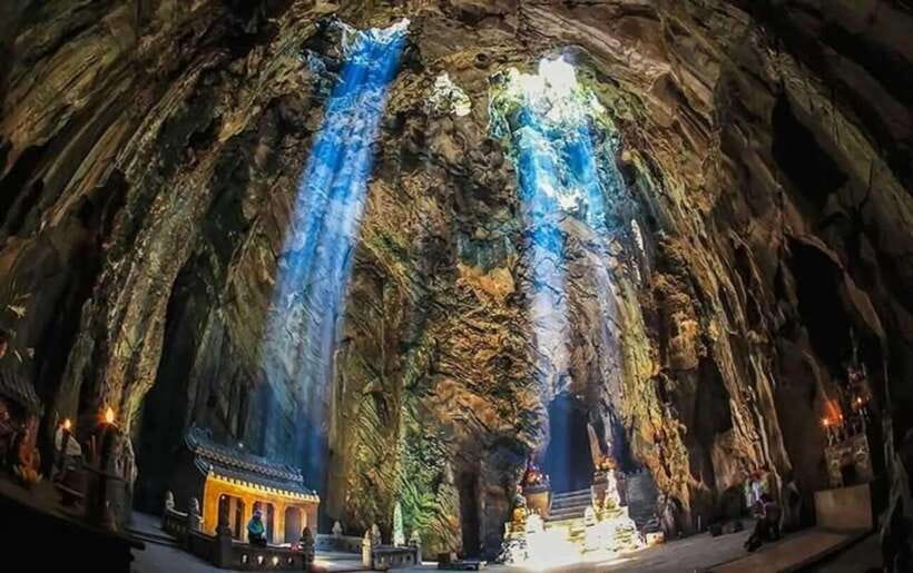 Hoi An: Marble Mountain, Am Phu Cave and Monkey Mountain - Marble Mountains: Step Strategy, Caves, Pagodas, and That Limestone Texture