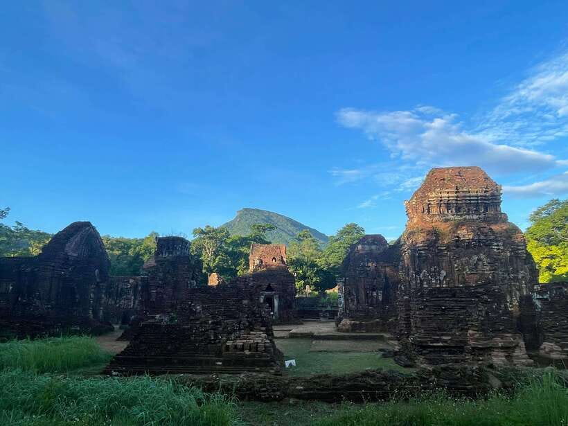 Hoi An: My Son Ruins: Guide-Bus-Boat-Cultural Show-Lunch - Champa culture on the way: Apsara-Shiva and restoration stories