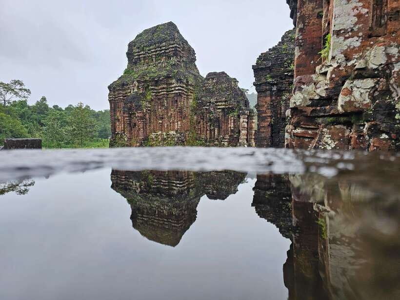 Hoi An: My Son Sanctuary Early Morning w. Champa Food Brunch - Arriving at My Son around 6:30: temples before the rush