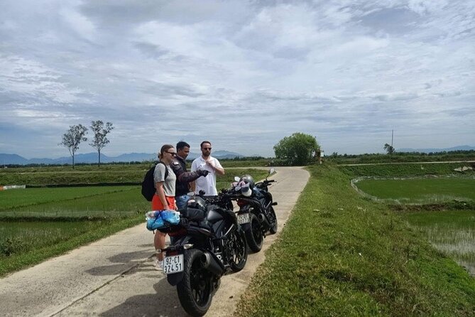 Hoi An to Hai Van pass loop with Motorbike Tour Mr Phu - Stop 5: Suoi Mo Waterfall, Dream Waterfall Cooling Off