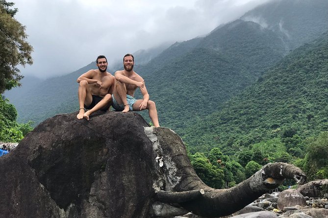 Hoi An to Hue via Hai Van pass and waterfall - Suoi Mo Waterfall on the Hue side: a cooler break in the route
