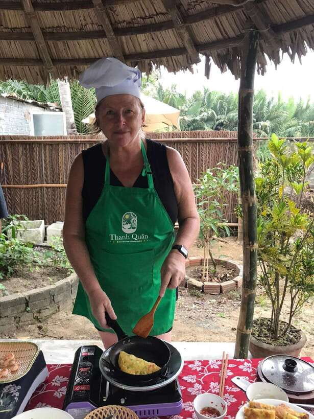 Hoi An : Vietnamese Cooking Class with Hotel Pickup - Cam Thanh coconut village, pickup, welcome drink, then you cook