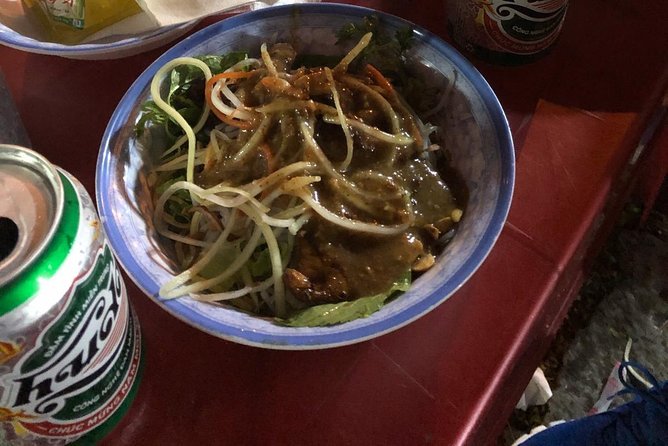 Hue Authentic Street Food tour - Hue street food at night, starting near Truong Tien Bridge