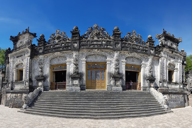 Hue Luxury Group Tour- Hue Daily Small Group Tour - Tomb of Khai Dinh: the style mashup that makes Hue feel surprising