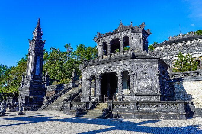 Hue: Royal Tombs Tour - Visit 3 Best Tombs & Pagoda - Stop 2: Khai Dinh Tomb on Chau Chu Mountain