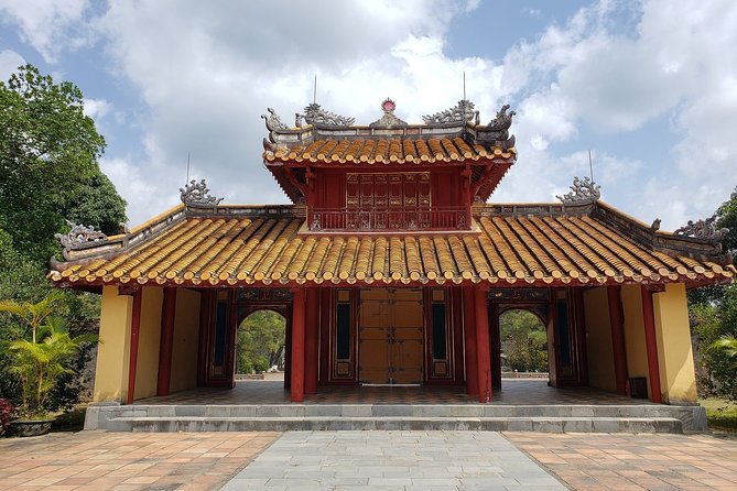 Hue’s Top Attractions by Car with Informative ES Driver - Stop 1, Minh Mang Tomb: formal royal design and big-stair energy
