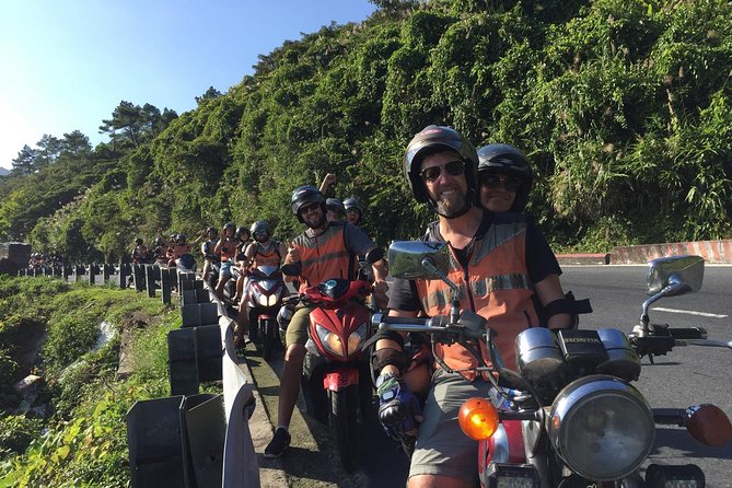 Hue to Hoi An ( Hoi An to Hue) Top Gear with Lefamily Riders Tours ( 1 way) - Suoi Mo Waterfall stop, a real break from the road