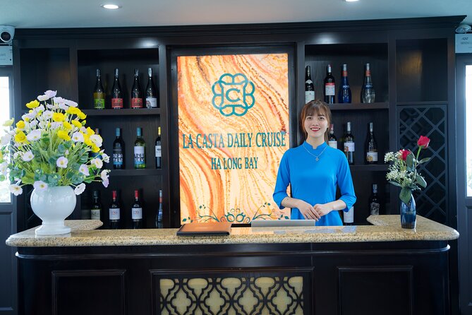 La Casta Cruise - Luxury Day Tour in Halong Bay (Expressway- Limousine) - First stop energy at Tuan Chau, then straight into cruise time