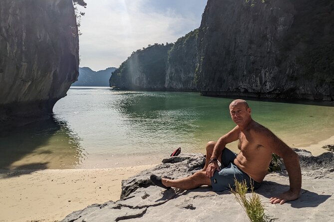 Lan Ha Bay Day Tour from Hanoi & Cat Ba Town - Serenity Boutique - Dark and Light Cave Area: Kayaking Time at the Best Kind of Slow Pace