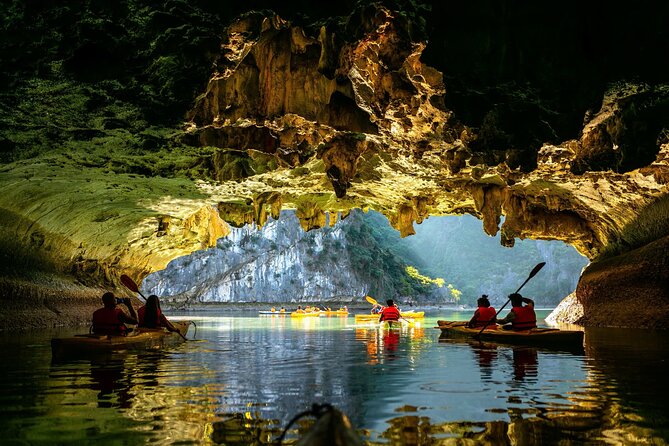 Lan Ha Bay Full Day Boat Tour from Hanoi/ Cat Ba - Ba Trai Dao Beach Area: Three Peach Islets and a Real Swim Stop