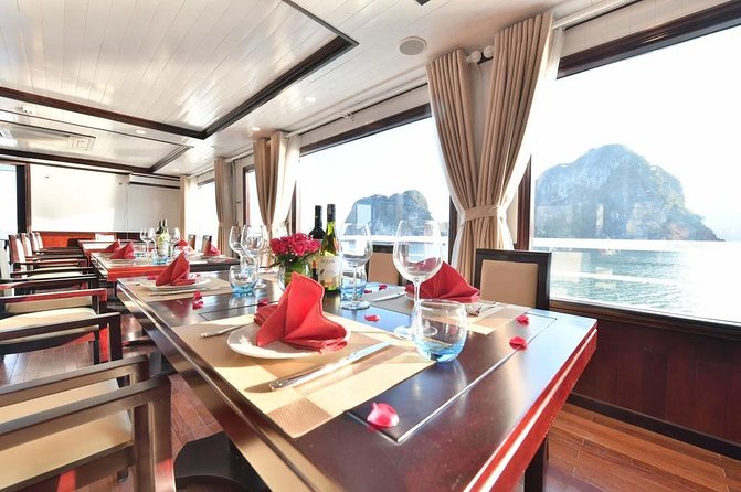 LUXURY TRIP of LIFETIME-NO FUN-NO PAY-Halong-All inclusive-2d/1n - Day 1: Titop island, cave kayaking, and cruising through the bay