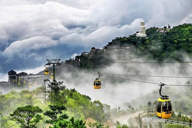 Marble Mountains and Ba Na Hills (Golden Bridge) full day tour - Entering Marble Mountains: Ngu Hanh Son, caves, and temple steps