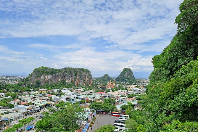 Marble Mountains -Caves - Lady Buddha at Monkey Mountain - Marble Mountains caves: element-named peaks and real temple atmosphere