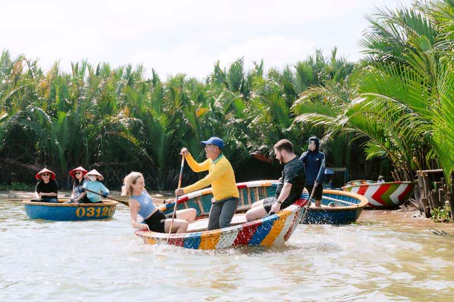Market Tour - Cooking Class - Coconut Boat Riding - Hoi An, Palm Forests, and Lunch You Actually Make