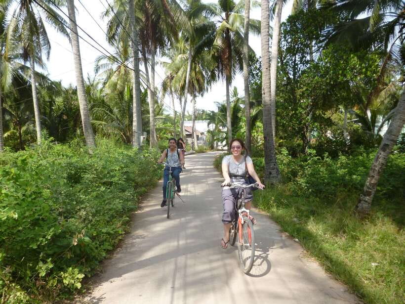 Mekong Day Tour by Car:Cai Be market, Local Island & Cycling - Village paths and optional cycling after lunch