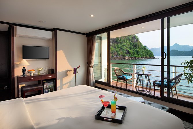 Mon Chéri Cruises 5 star: Amazing 3 days exploring Halong & Cat Ba island - Cabins on Mon Chéri: private balcony comfort and real space