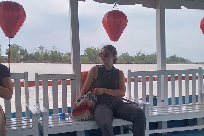 My Son Sanctuary Sunset with insider guide and BBQ boat trip - Pickup, AC comfort, and the Vietnamese coffee start