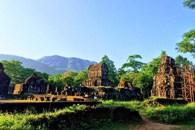 My Son Sanctuary Sunset with insider guide and BBQ boat trip - Walking the sanctuary with a guide who tells you what to notice