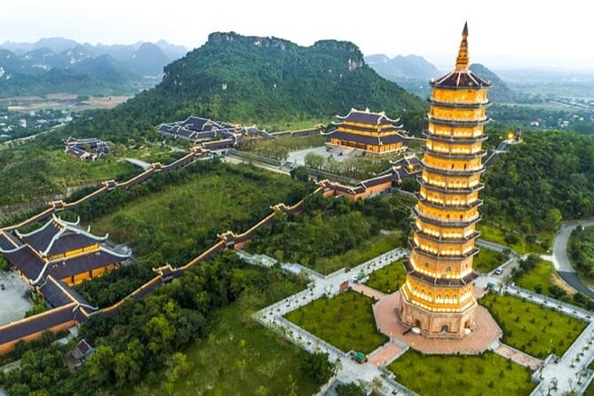 Ninh Binh 1 Day Bai Dinh Trang An Mua Cave Small Group Tour - Bai Dinh Pagoda: the mega-complex stop with real photo power