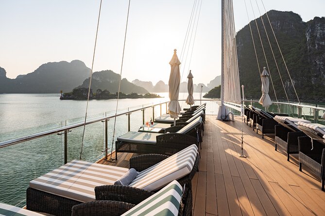 Official Jade Sails Luxury Day Tour in Halong Lanha Bay - A luxury day cruise with room to move, not just sit