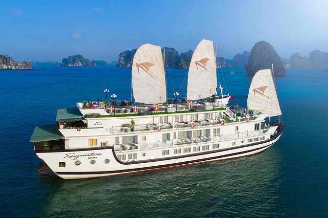 (Official) Signature Halong Cruise - 03 days 02 nights program - Price and what $405 covers, and what it does not