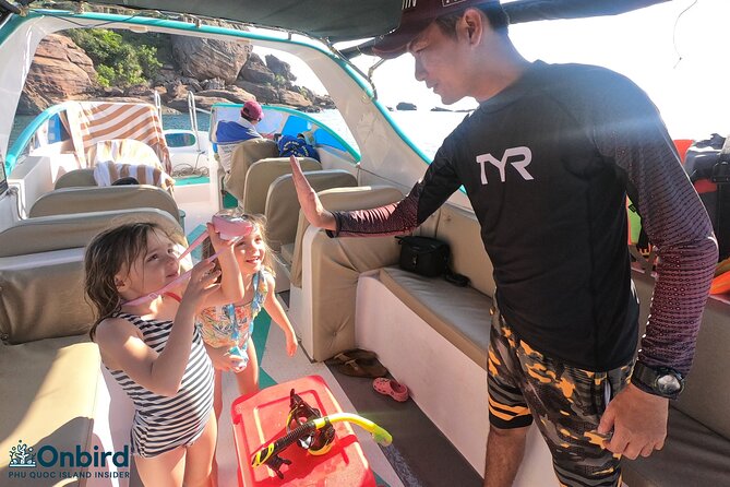 OnBird - Private family KID-FRIENDLY Snorkeling trip by speedboat in Phu Quoc - Safety training that actually helps first-timers