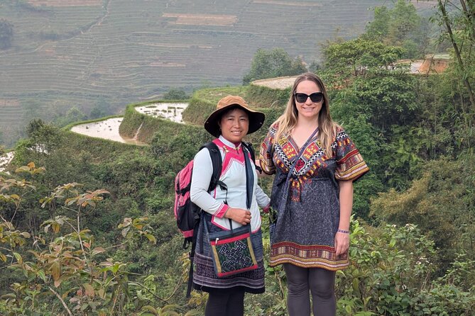 One Day Sapa Trekking to Lao Chai and Ta Van Villages - Y Linh Ho terraced fields: a scenic warm-up under Hoang Lien Son