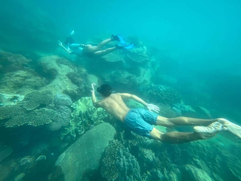 Phu Quoc: 4 Islands By Speedboat & Cable Car Trip - May Rut Island: White Sand Lagoon, Lunch, and Drone Memories