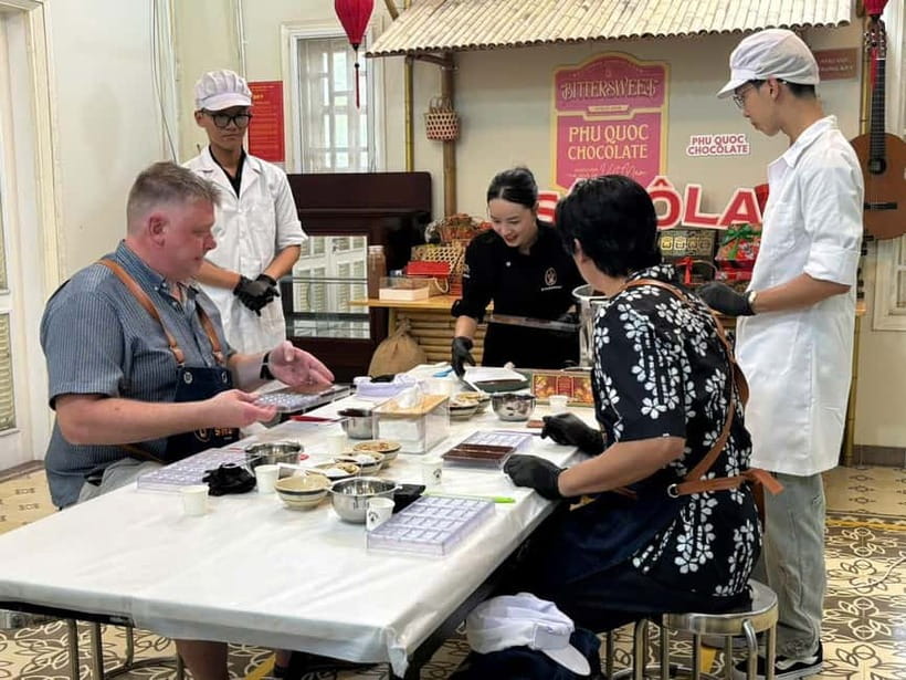 Phu Quoc: Bittersweet Chocolate Factory Tour & Workshop - Two factory spaces and the bean-to-bar steps you can actually see