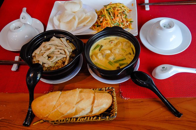 Private Vegan Food Tour By Scooter in Ho Chi Minh City - District 10 wholesale flower maze and banana cracker snack lanes