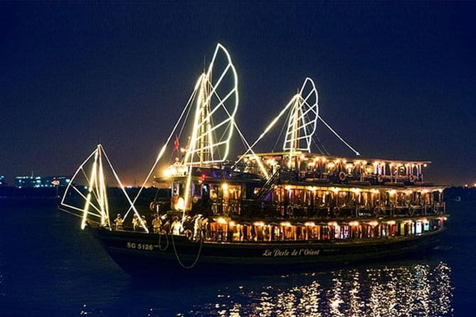 Saigon After Dark Foodie Tour by Army Open Air Jeep 4 Hours - Ho Thi Ky Flower Market, Saigon River Panorama, and the Rooftop City View