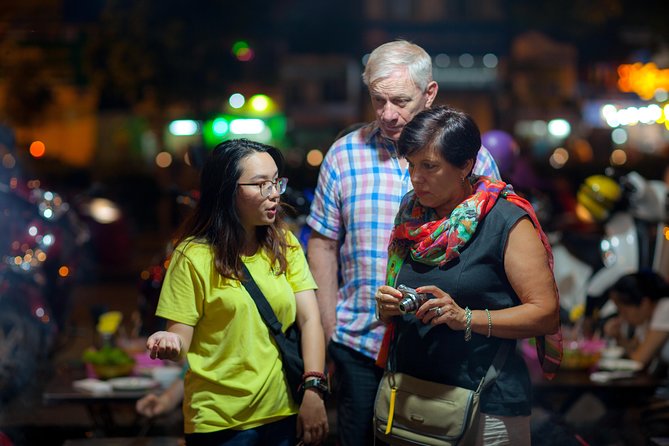Saigon Night Street Food and City Tour on Scooter - Price and value: $65 with pickup, drinks, and four big tastings