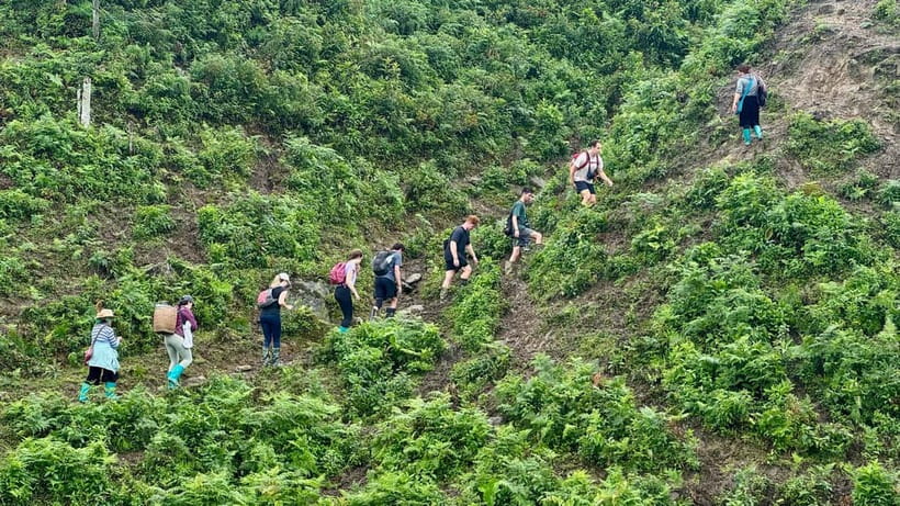 Sapa 2-Day Trekking Tour – Explore Villages & Scenic Trails - Day 2: bamboo, bridge crossings, waterfalls, and Giang Ta Chai