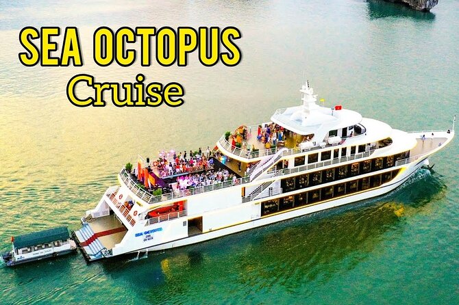 Sea Octopus Cruise | First 5 Star Vessel | 7h Explore Halong Bay - Sung Sot Cave: the big, early cave stop