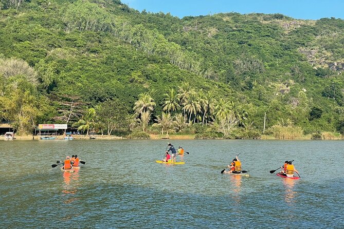 Stand Up Paddle Boarding and Sunset Watching on Cai River - Entering the Song Cai River at 3:00 PM