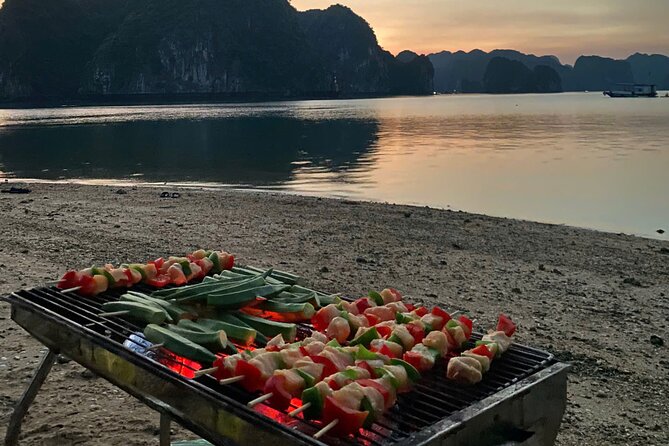 Sunset and Plankton Bioluminescent Night Kayak Lan Ha Bay - Floating fishing village views, then sunset on a World Heritage bay