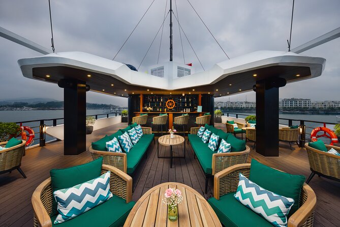 The Catamaran Luxury Day Cruise to Halong Bay from Hanoi(Best Selling) - Halong Bay cruising: the calm before the afternoon play