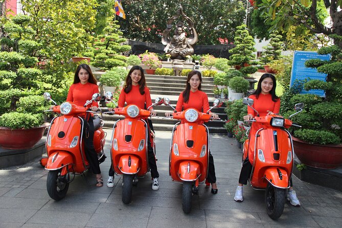 The Insider's Saigon With Female Ao Dai Riders Vespa 4,5 Hours - Backstreets, alleys, and the local markets that change your view of Saigon